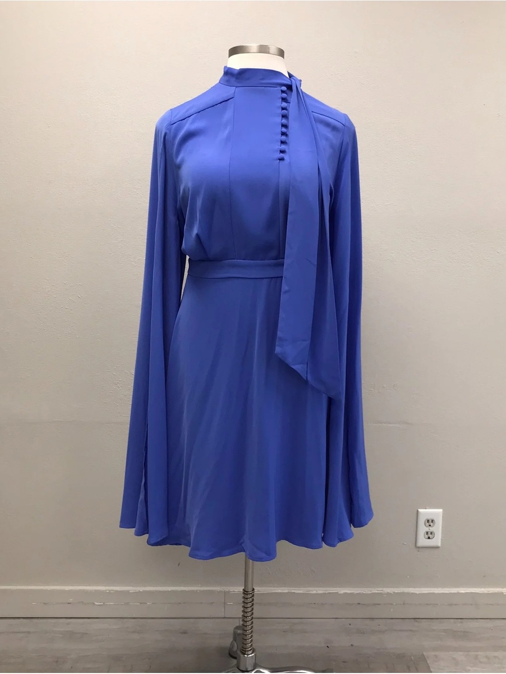 Eloquii Blue Cape Sleeve Dress - Size 20